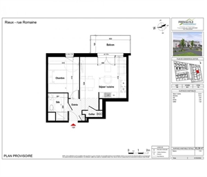 t2 à la vente -   56350  RIEUX, surface 43 m2 vente t2 - UBI433572821